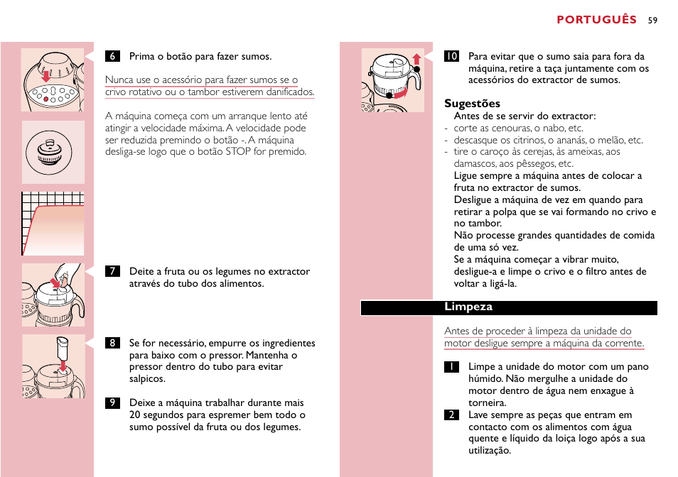 Philips Robot de cocina User Manual | Page 59 / 118