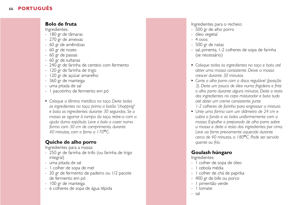 Philips Robot de cocina User Manual | Page 66 / 118