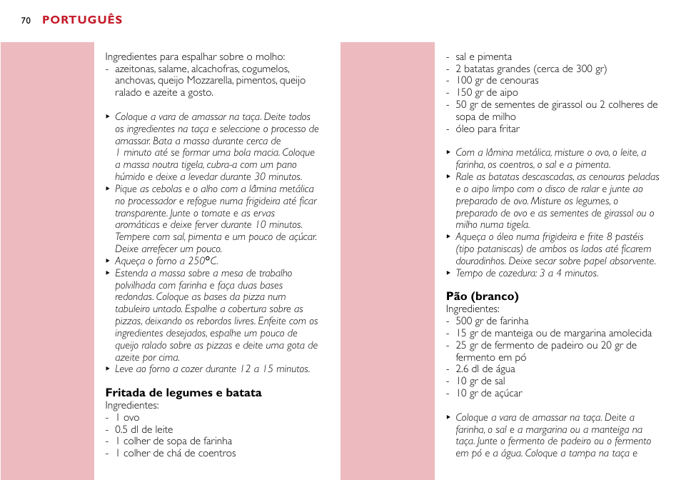 Philips Robot de cocina User Manual | Page 70 / 118