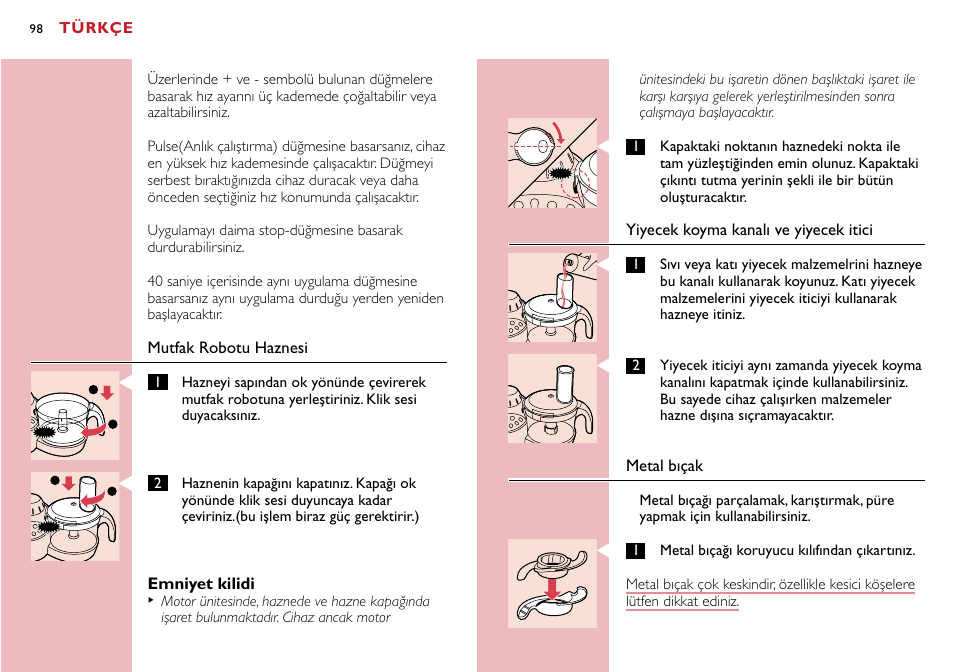Philips Robot de cocina User Manual | Page 98 / 118