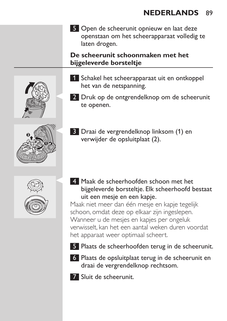 Philips SHAVER Series 3000 Afeitadora eléctrica User Manual | Page 87 / 124