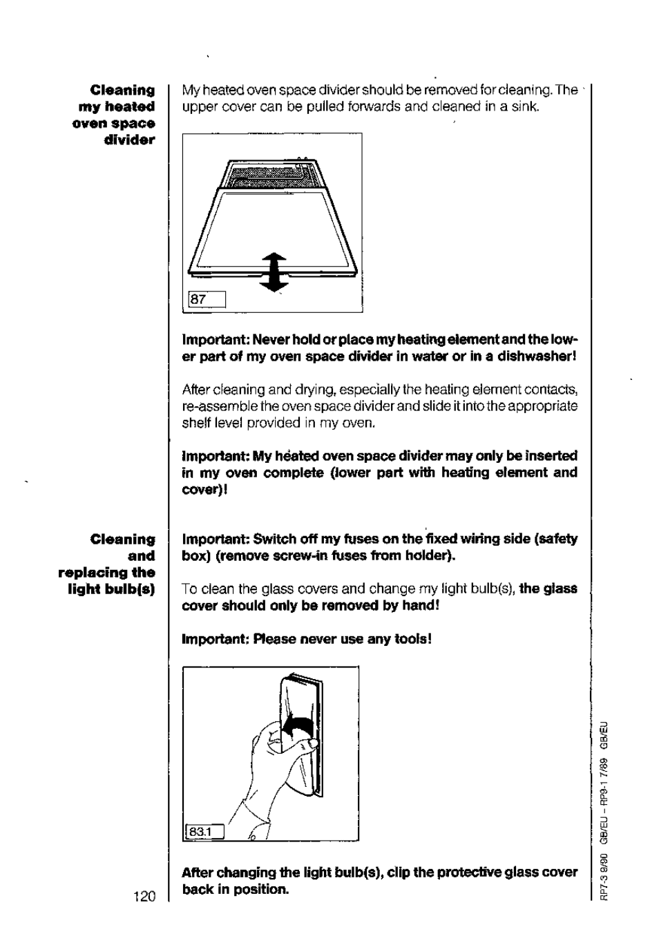 AEG 730 E-m User Manual | Page 36 / 41