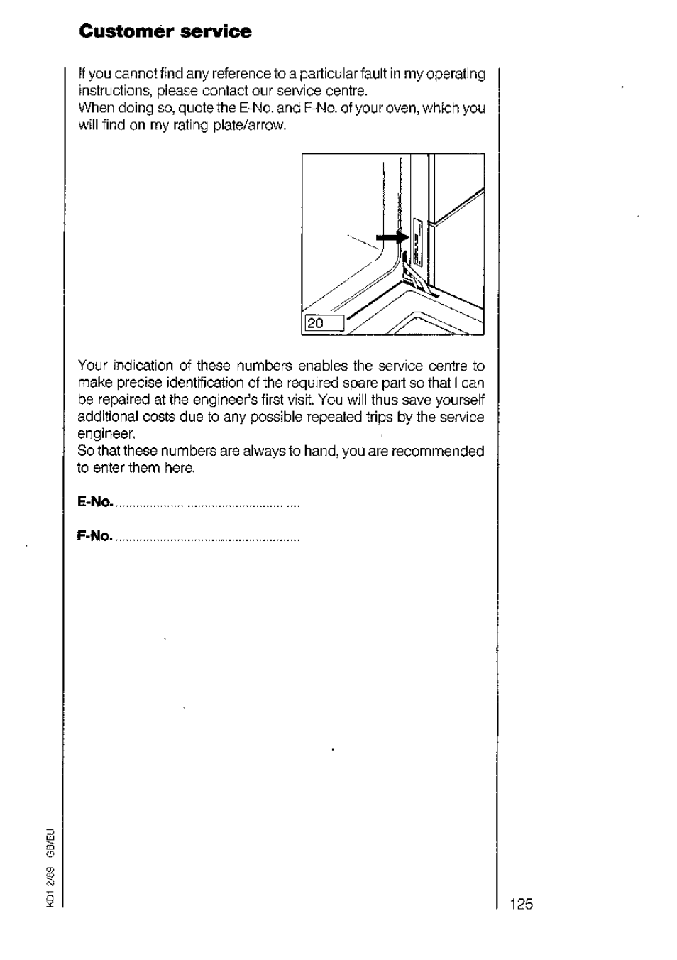 Customer service | AEG 730 E-m User Manual | Page 41 / 41