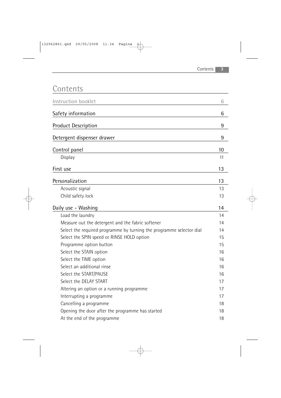 AEG LAVAMAT L 14840 User Manual | Page 3 / 48