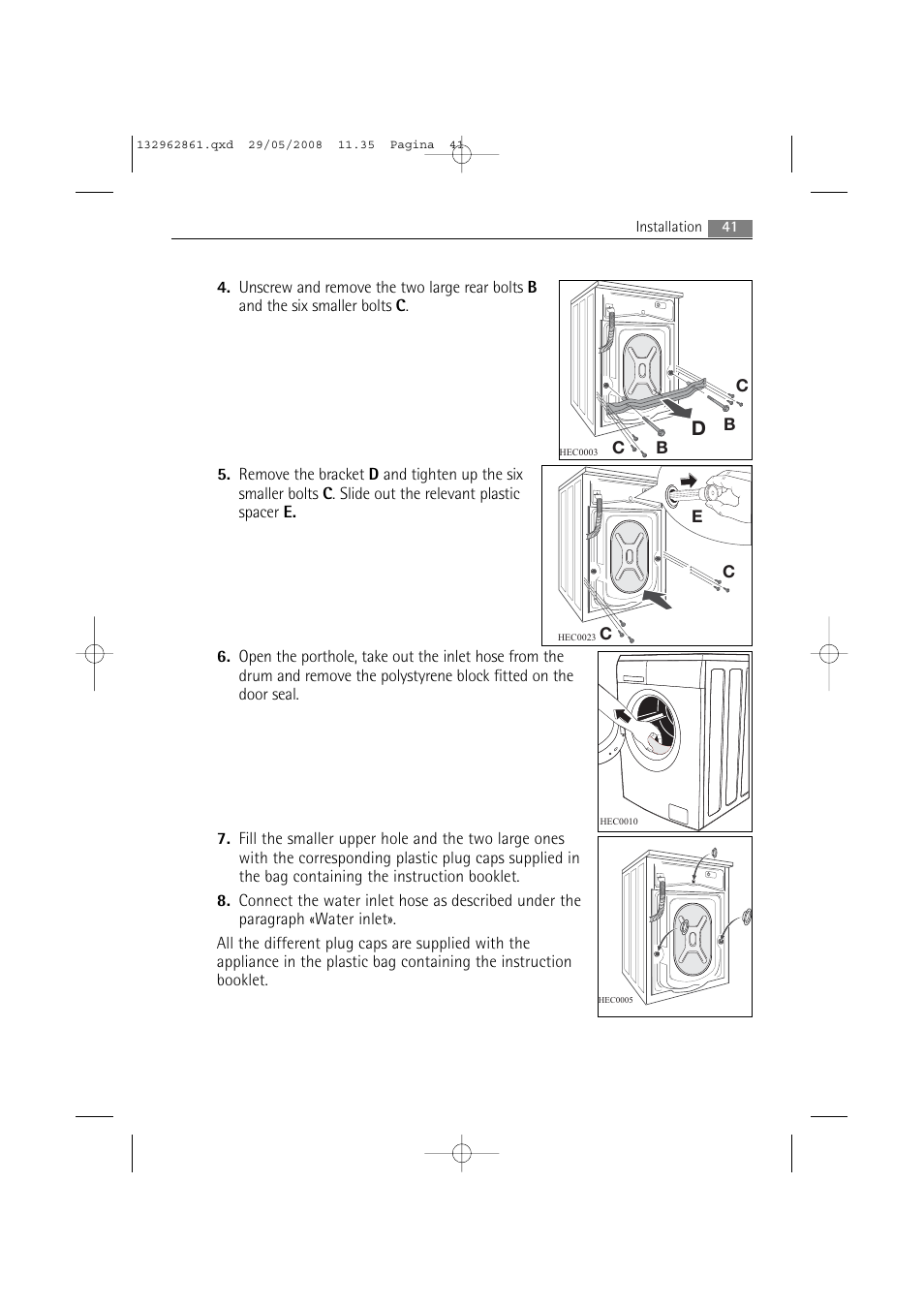 AEG LAVAMAT L 14840 User Manual | Page 41 / 48
