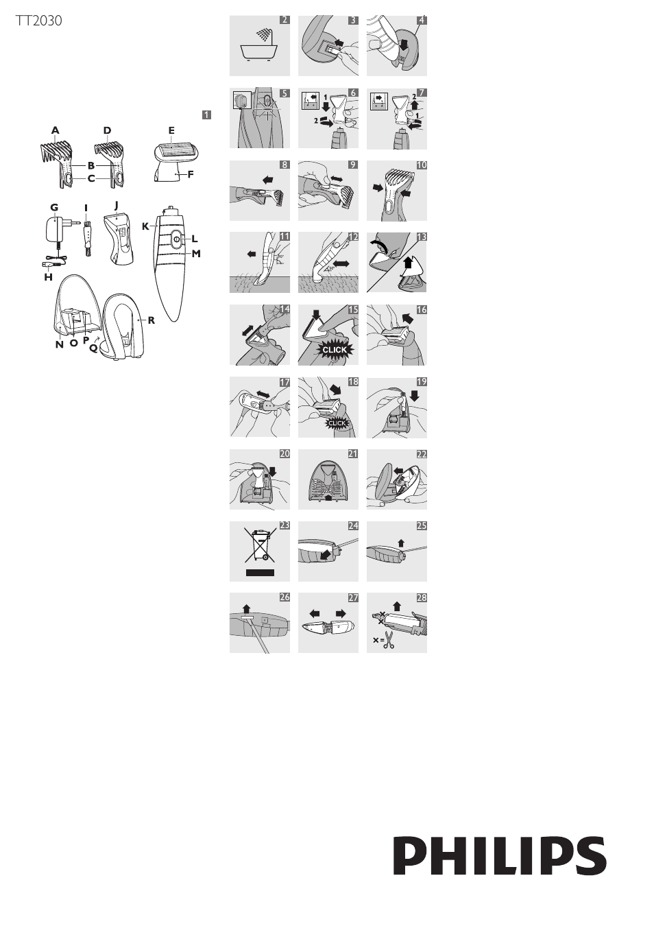 Philips BODYGROOM Series 5000 afeitadora corporal User Manual | 9 pages