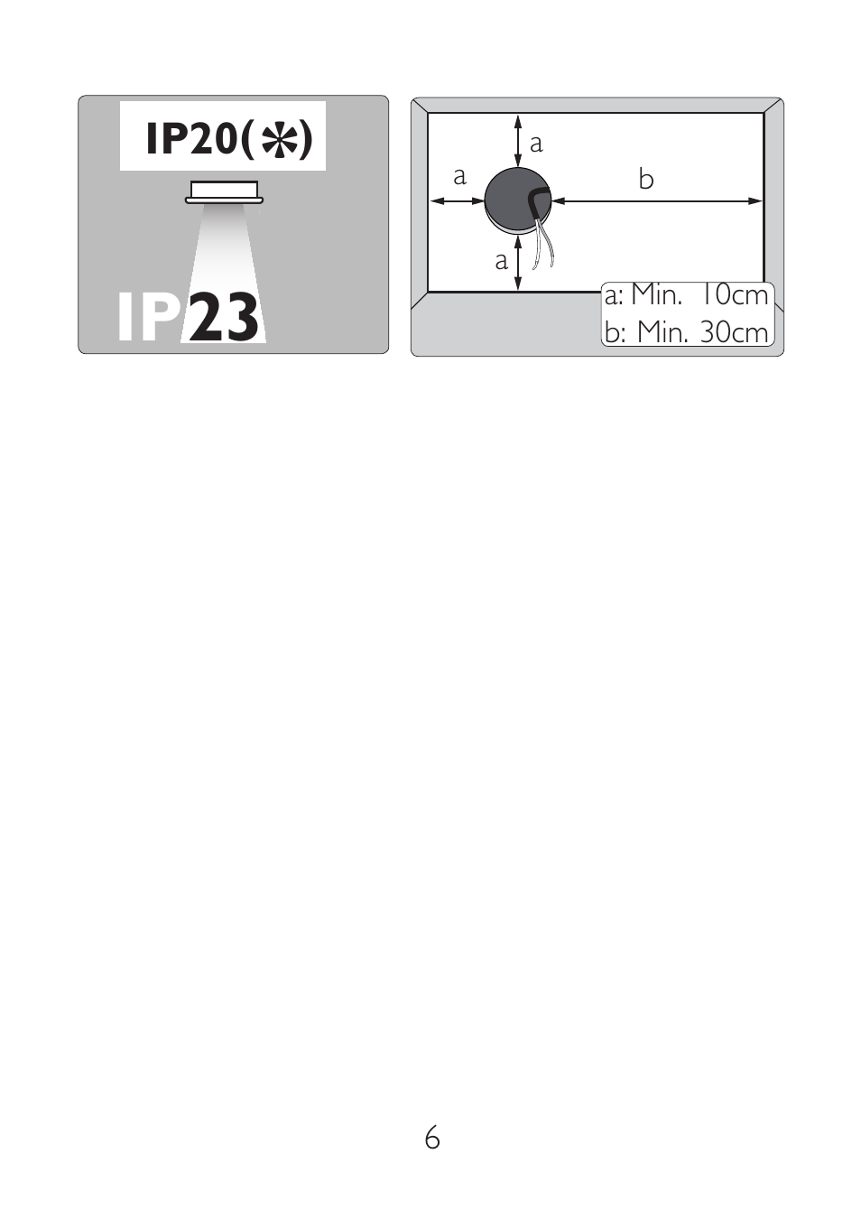 Ip 23 | Philips SMARTSPOT Foco empotrable User Manual | Page 6 / 8