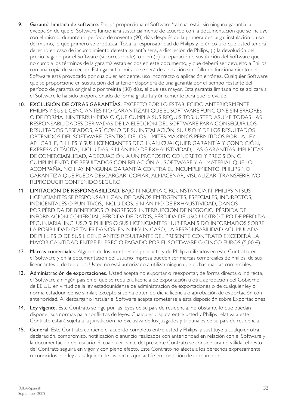 Philips Reproductor de Blu-ray Disc User Manual | Page 33 / 34