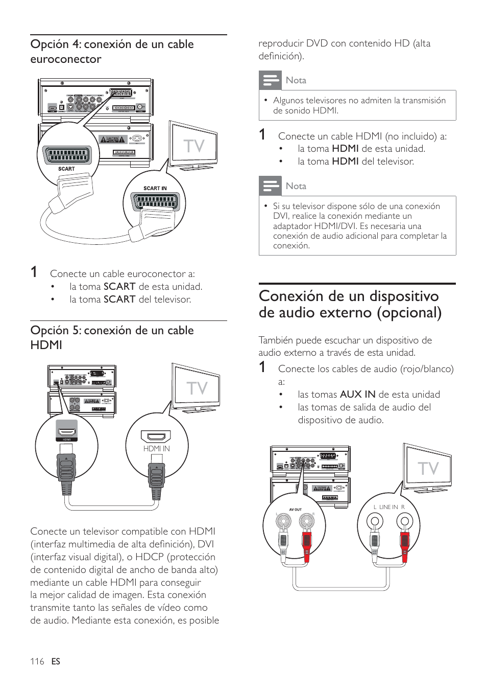 Philips Heritage Audio Sistema Hi-Fi con componentes DVD User Manual | Page 15 / 36