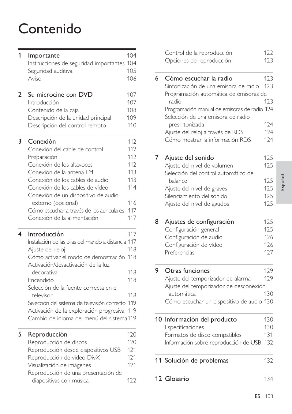 Philips Heritage Audio Sistema Hi-Fi con componentes DVD User Manual | Page 2 / 36