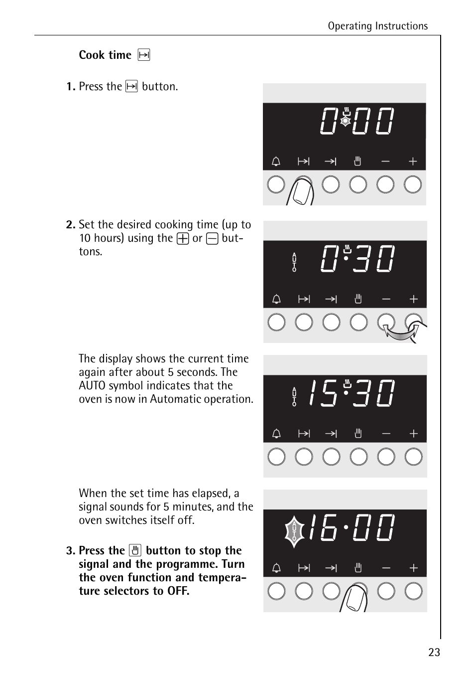 AEG COMPETENCE E4100-1 User Manual | Page 23 / 68