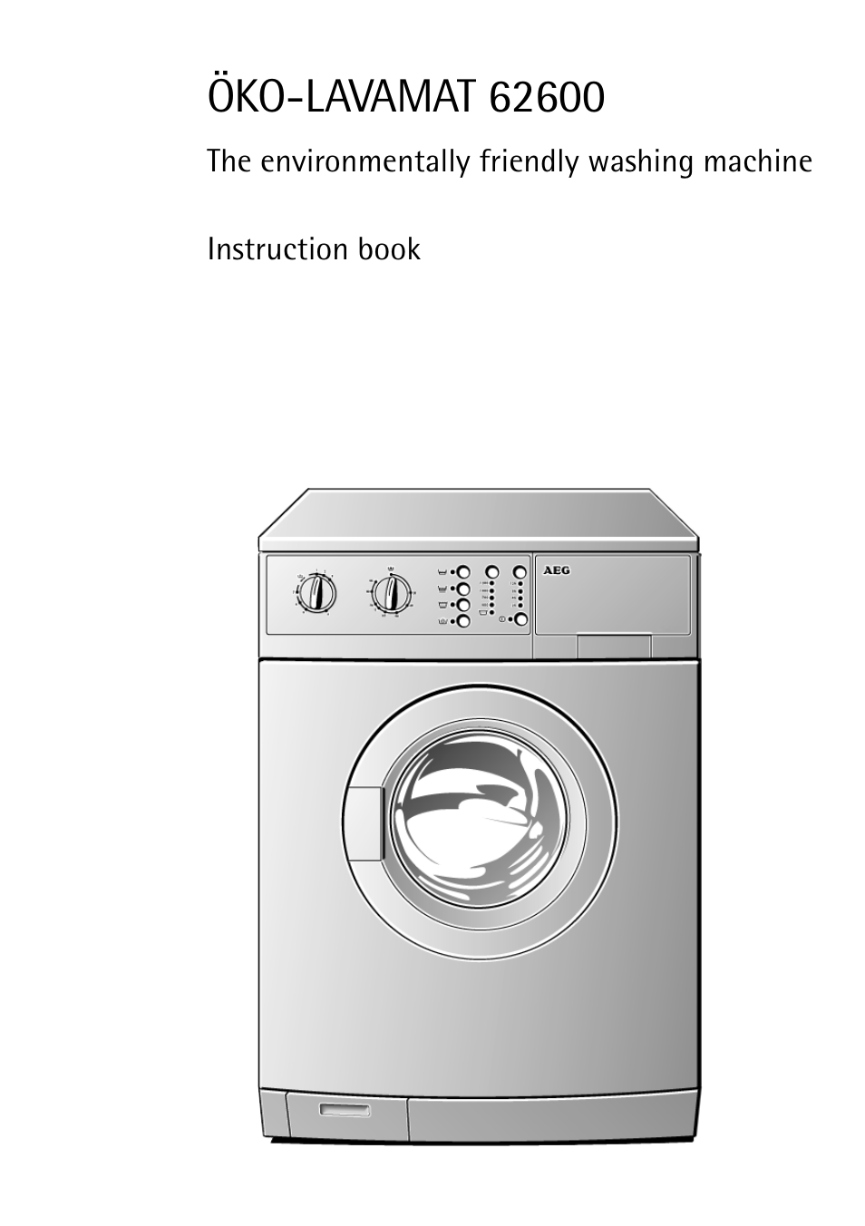 AEG LAVAMAT 62600 User Manual | 52 pages