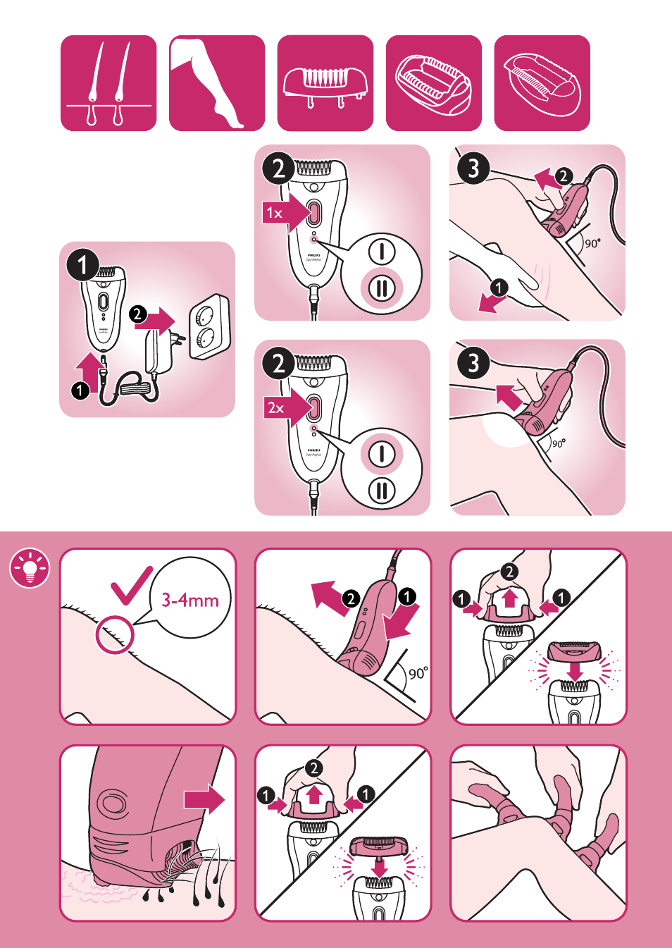 Philips SatinPerfect Depiladora User Manual | Page 4 / 8