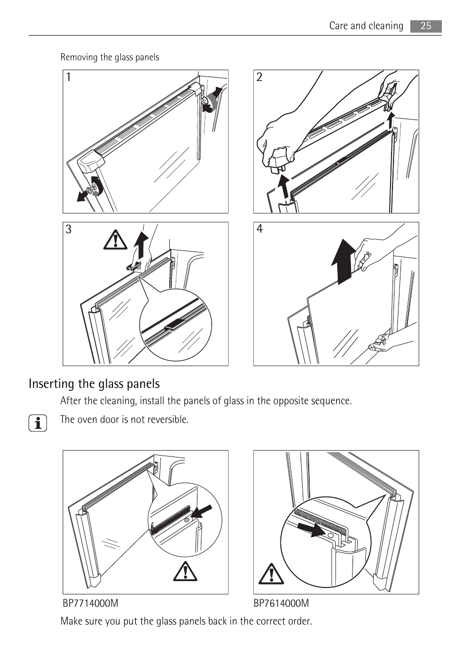 AEG BP7614000 User Manual | Page 25 / 32