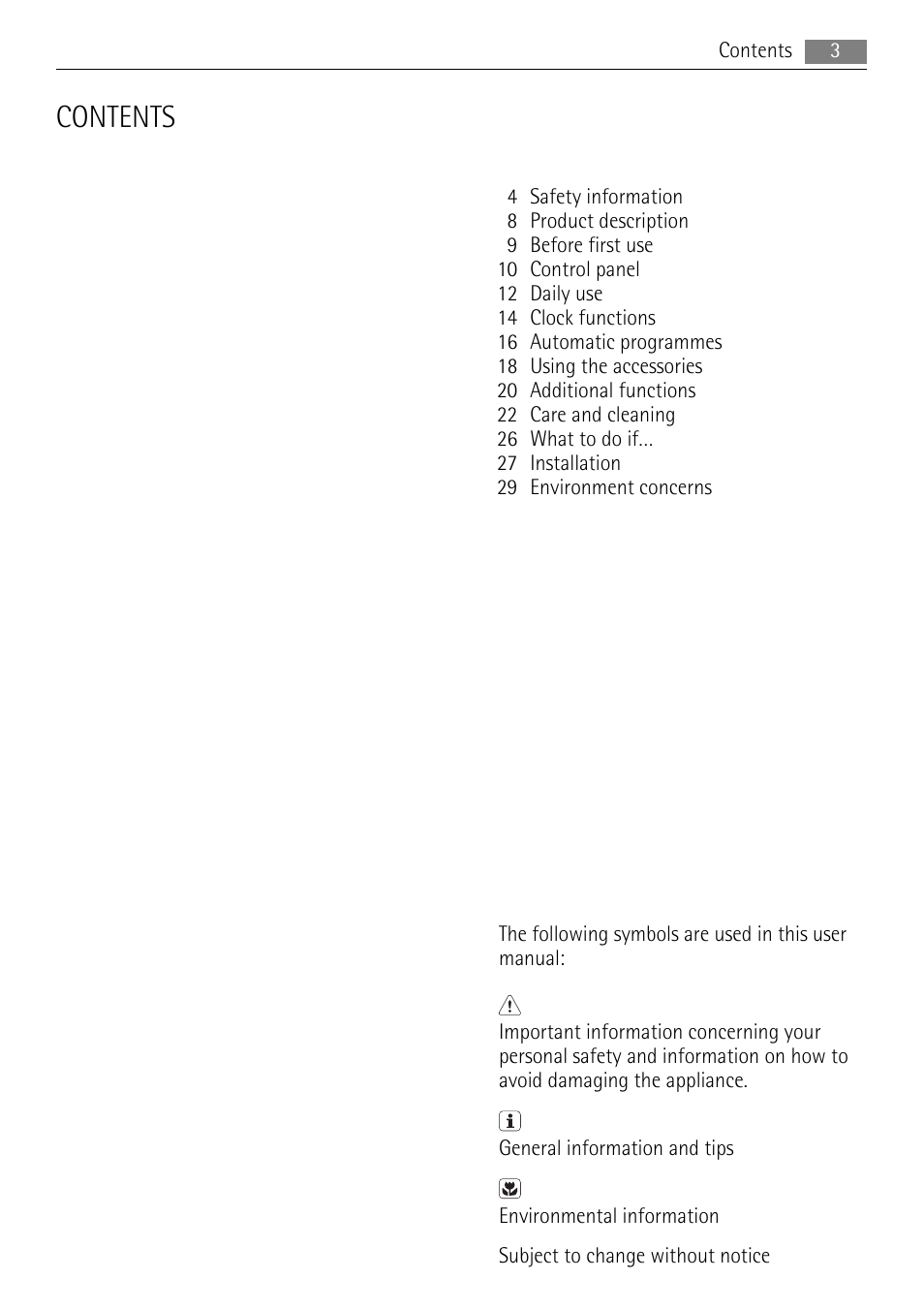 AEG BP7614000 User Manual | Page 3 / 32