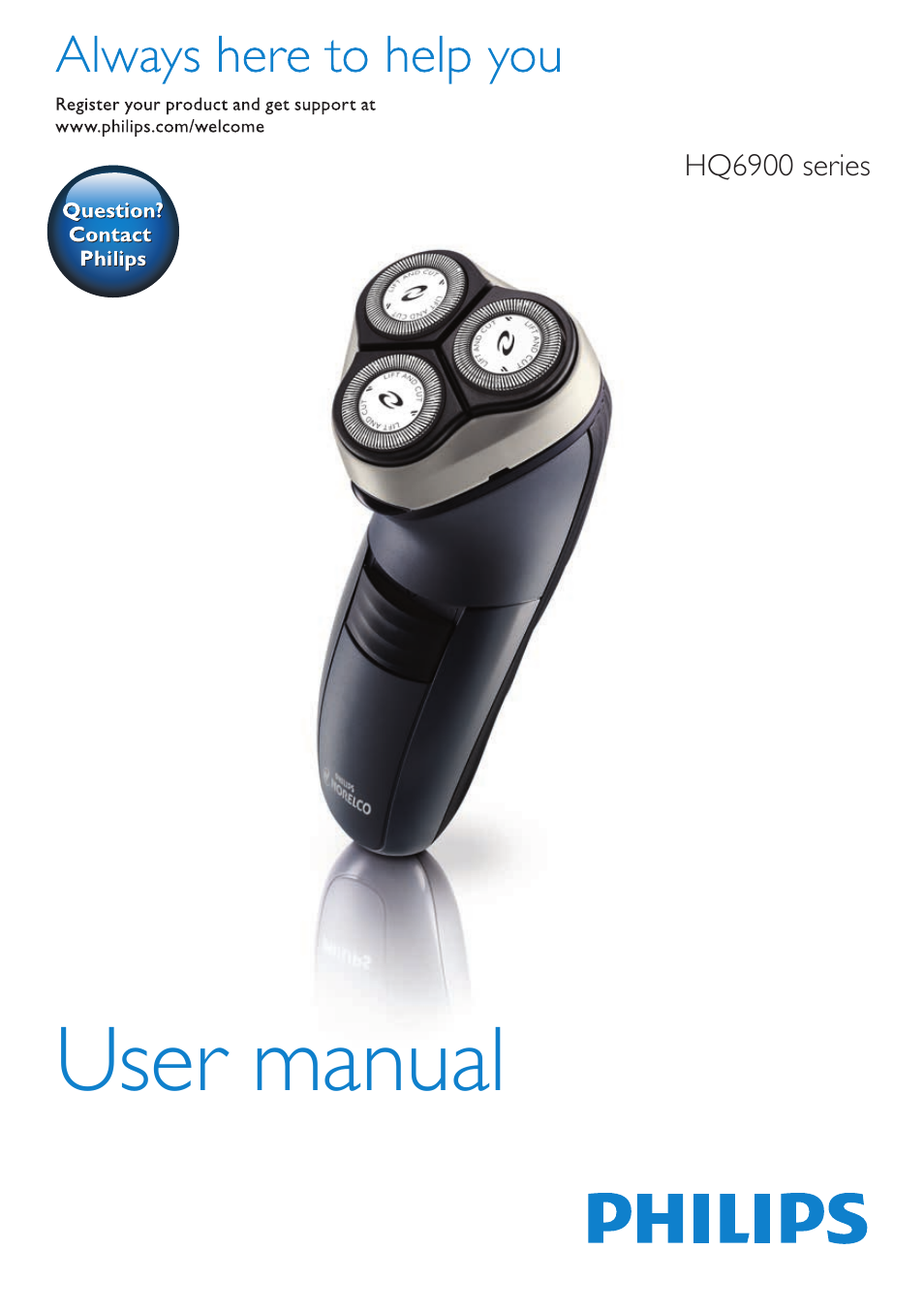 Philips SHAVER Series 3000 afeitadora eléctrica en seco User Manual | 120 pages