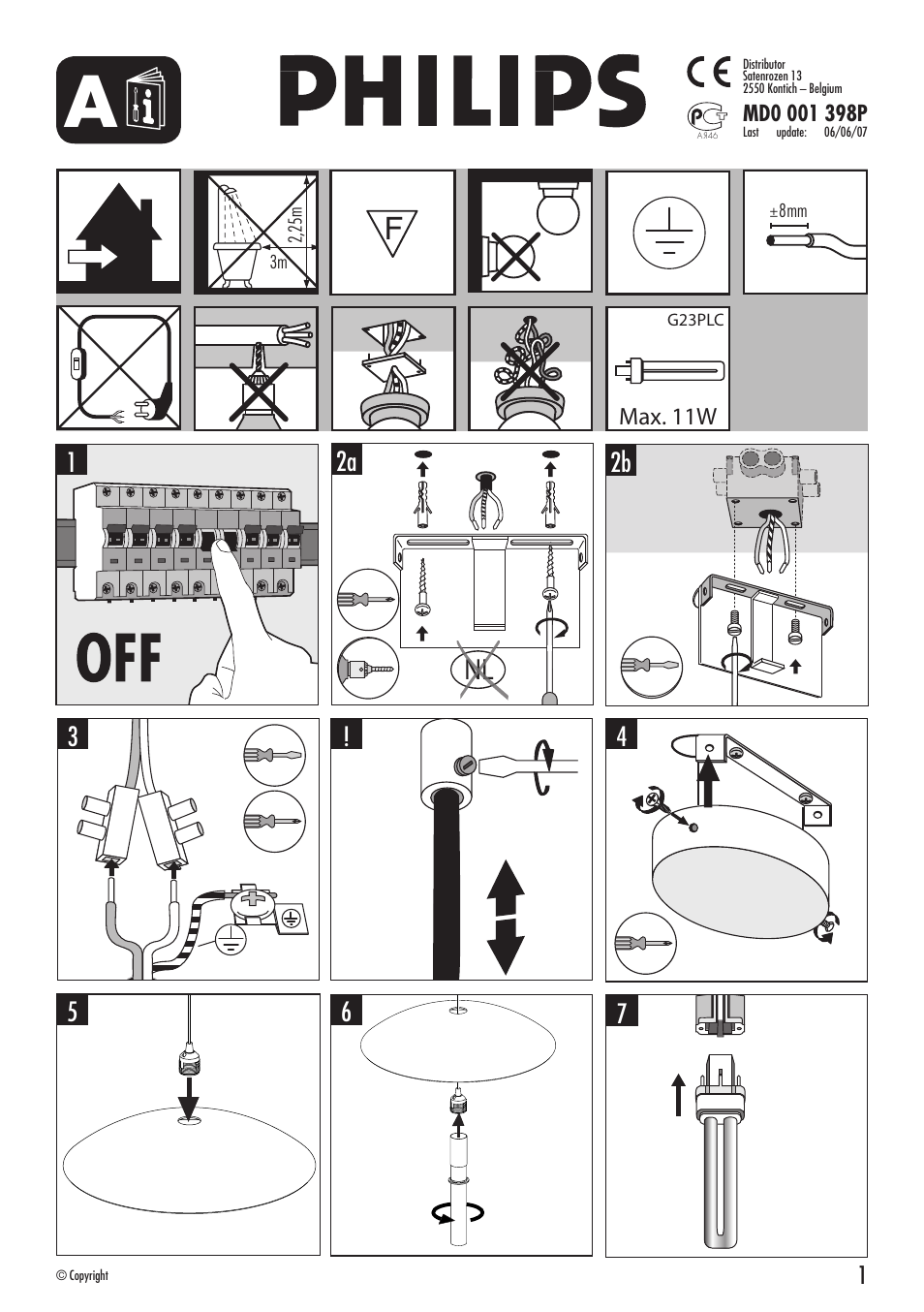 Philips Ecomoods Colgante User Manual | 33 pages