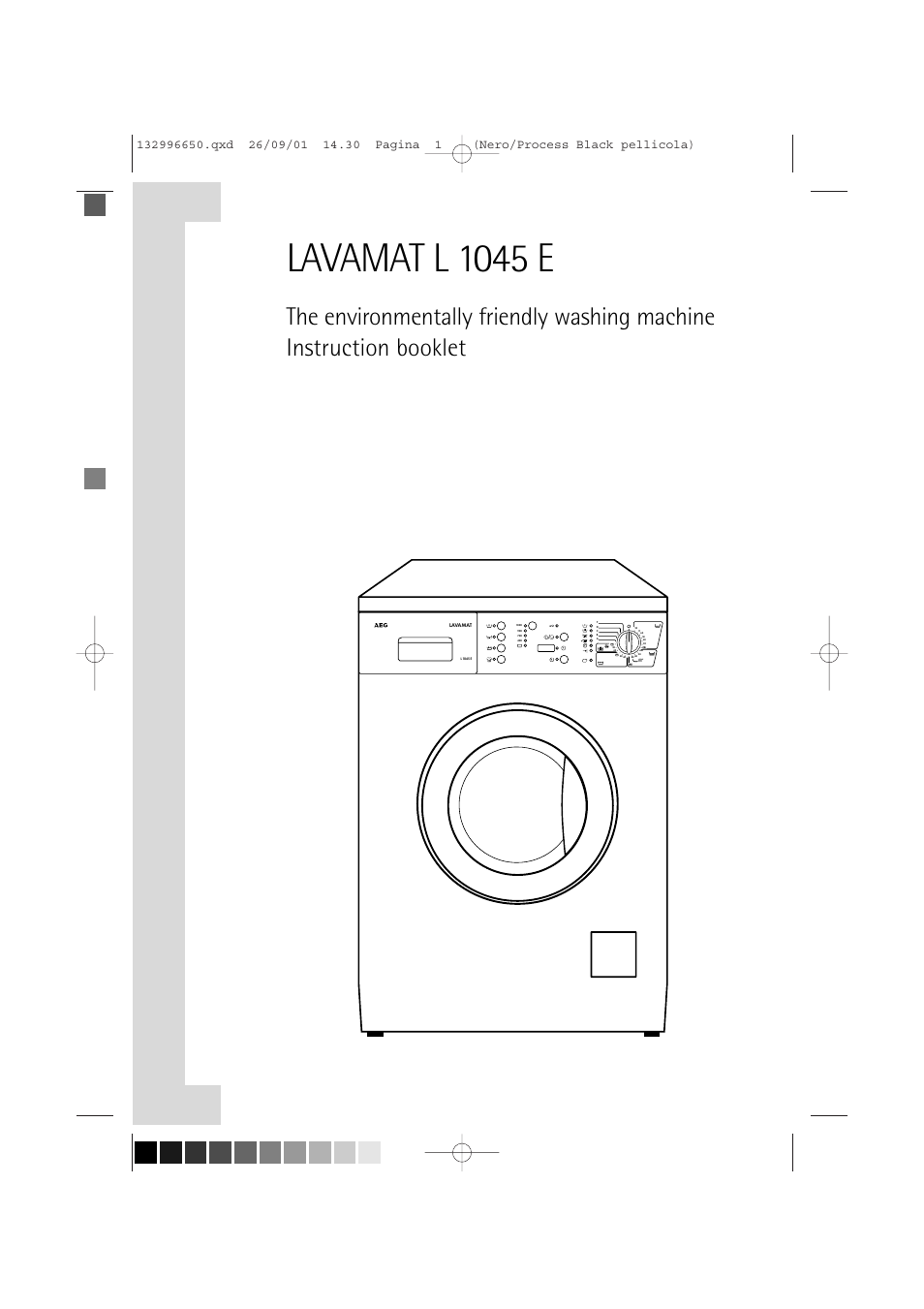 AEG LAVAMAT L 1045 E User Manual | 44 pages