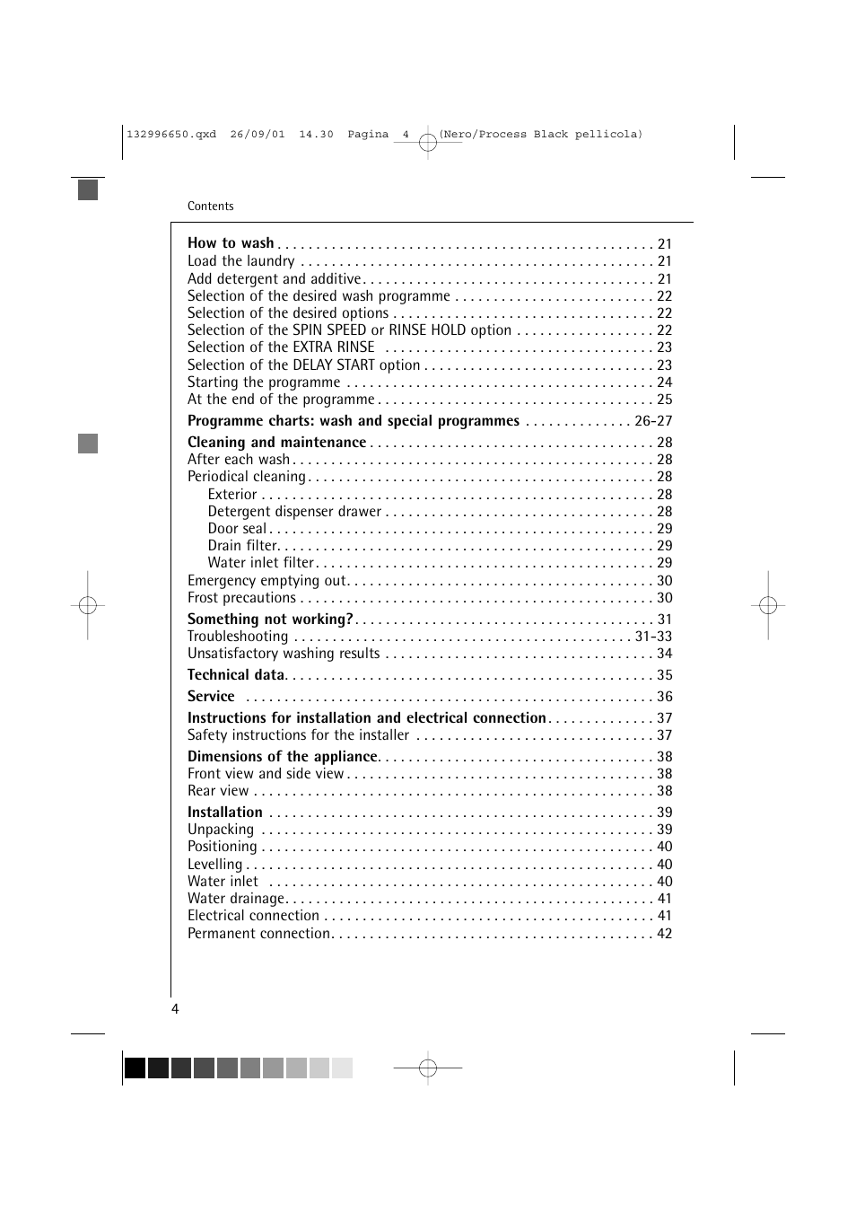 AEG LAVAMAT L 1045 E User Manual | Page 4 / 44