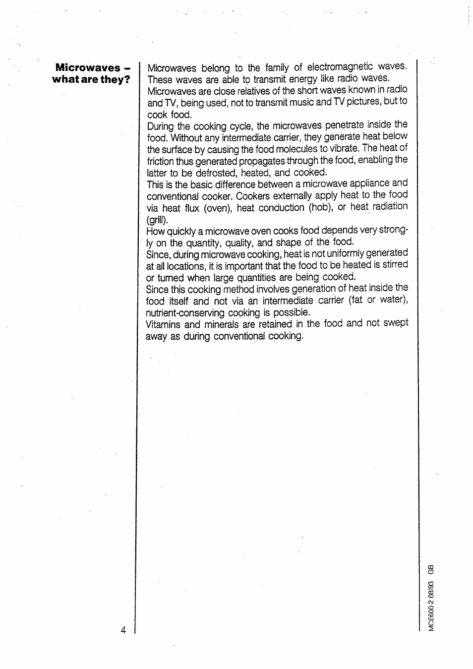 Microwaves - what are they | AEG MICROMAT 135 User Manual | Page 4 / 36