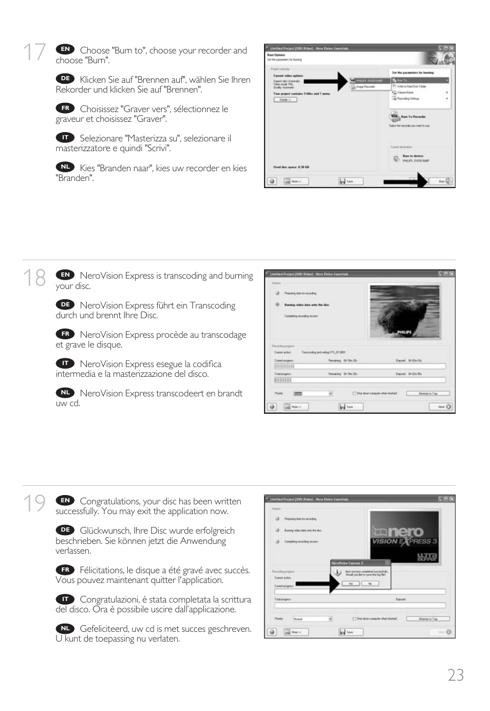 Philips Unidad interna User Manual | Page 23 / 106