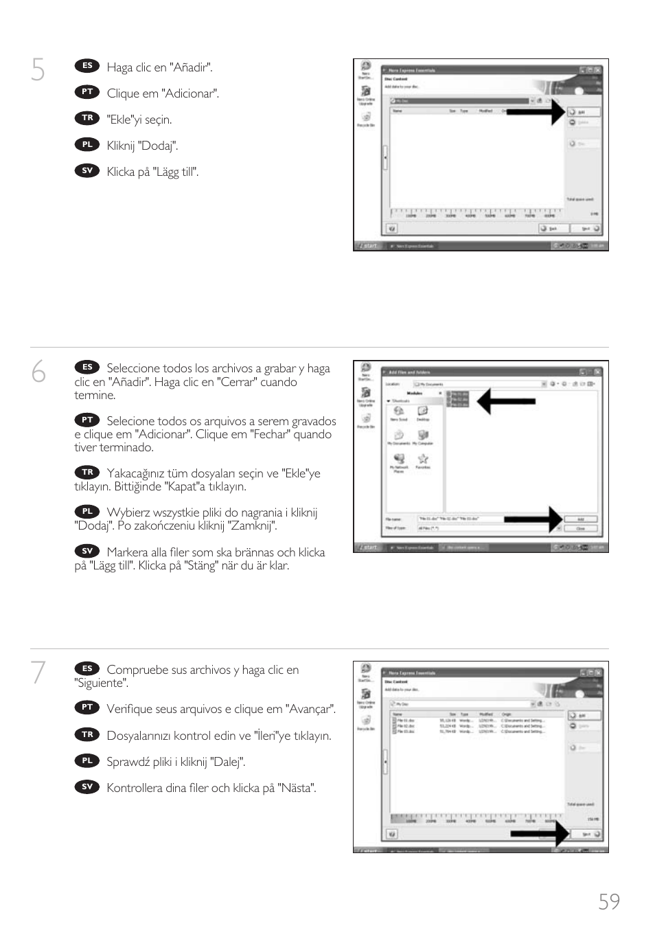Philips Unidad interna User Manual | Page 59 / 106