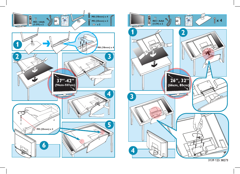Philips Flat TV panorámico con TDT integrado User Manual | 2 pages