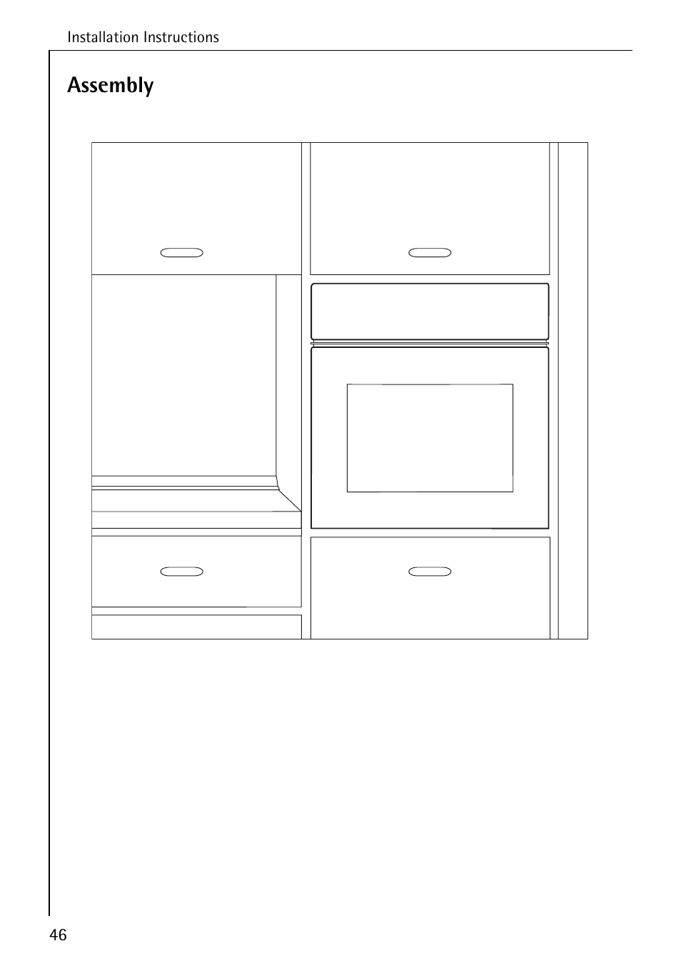 Assembly | AEG COMPETENCE B 2100 User Manual | Page 46 / 56