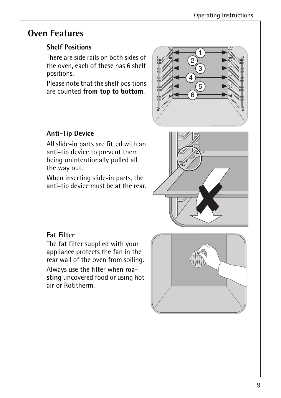 AEG COMPETENCE B 2100 User Manual | Page 9 / 56