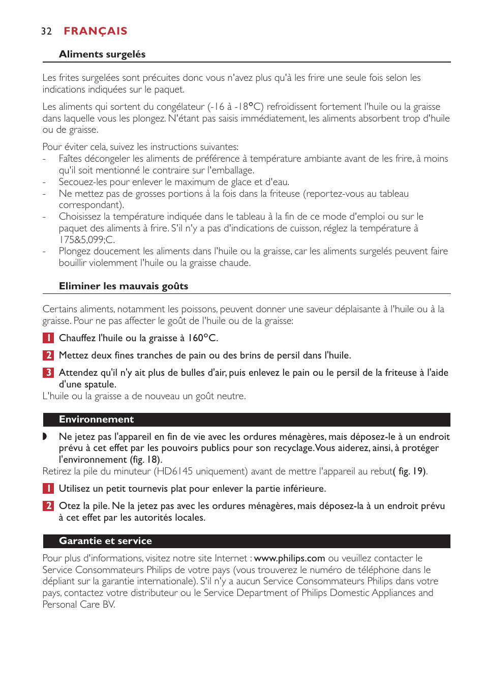 Philips Freidora User Manual | Page 32 / 80