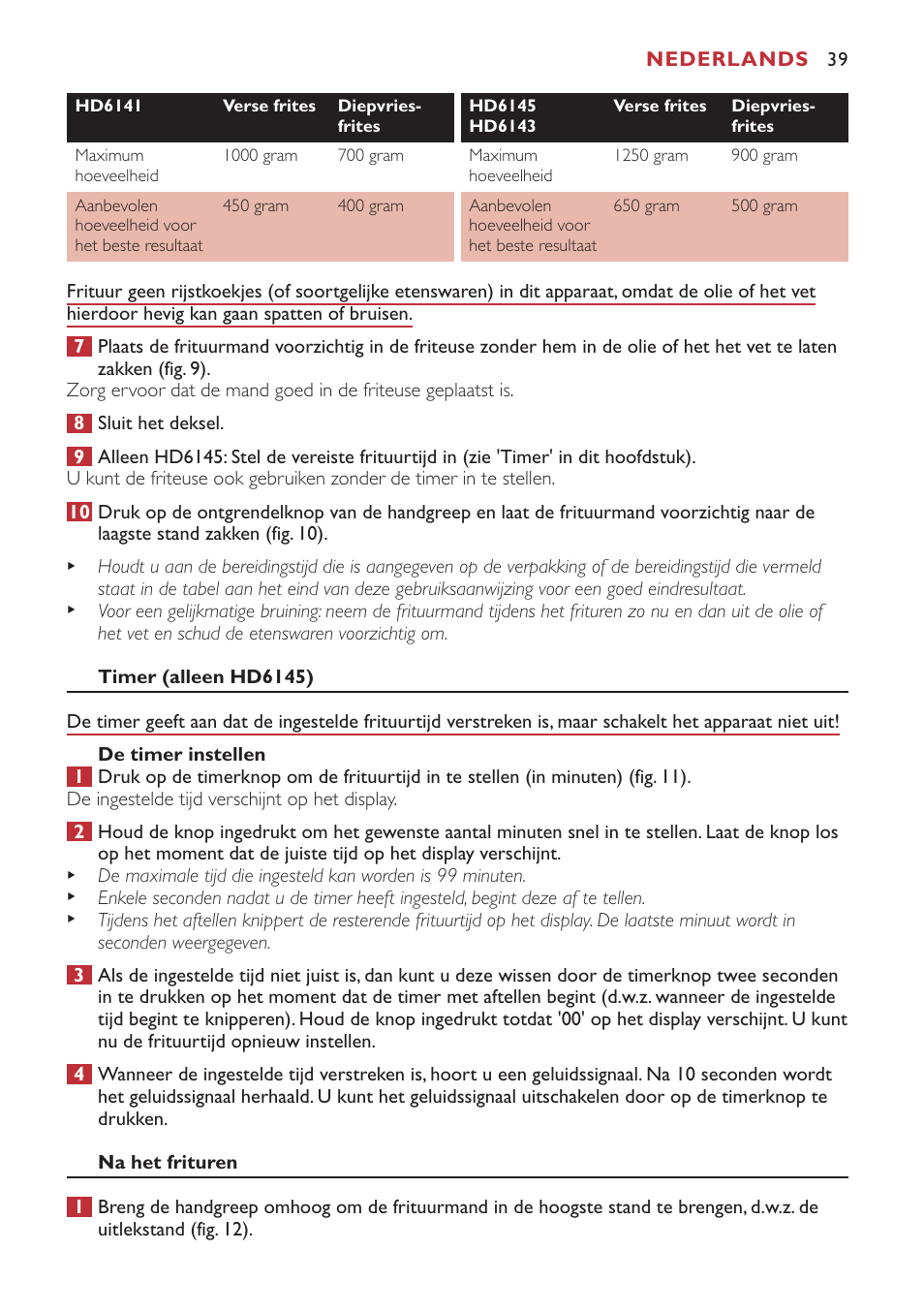 Philips Freidora User Manual | Page 39 / 80