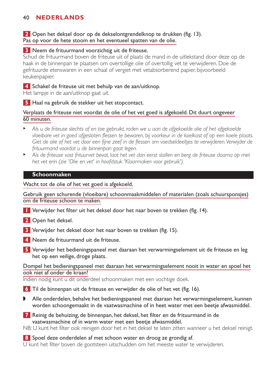 Philips Freidora User Manual | Page 40 / 80