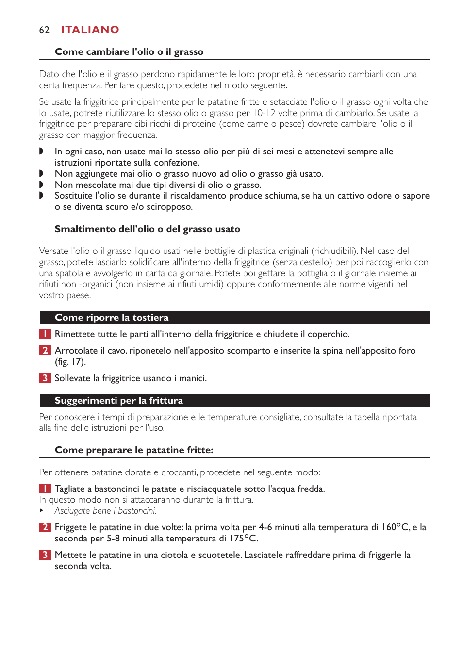 Philips Freidora User Manual | Page 62 / 80