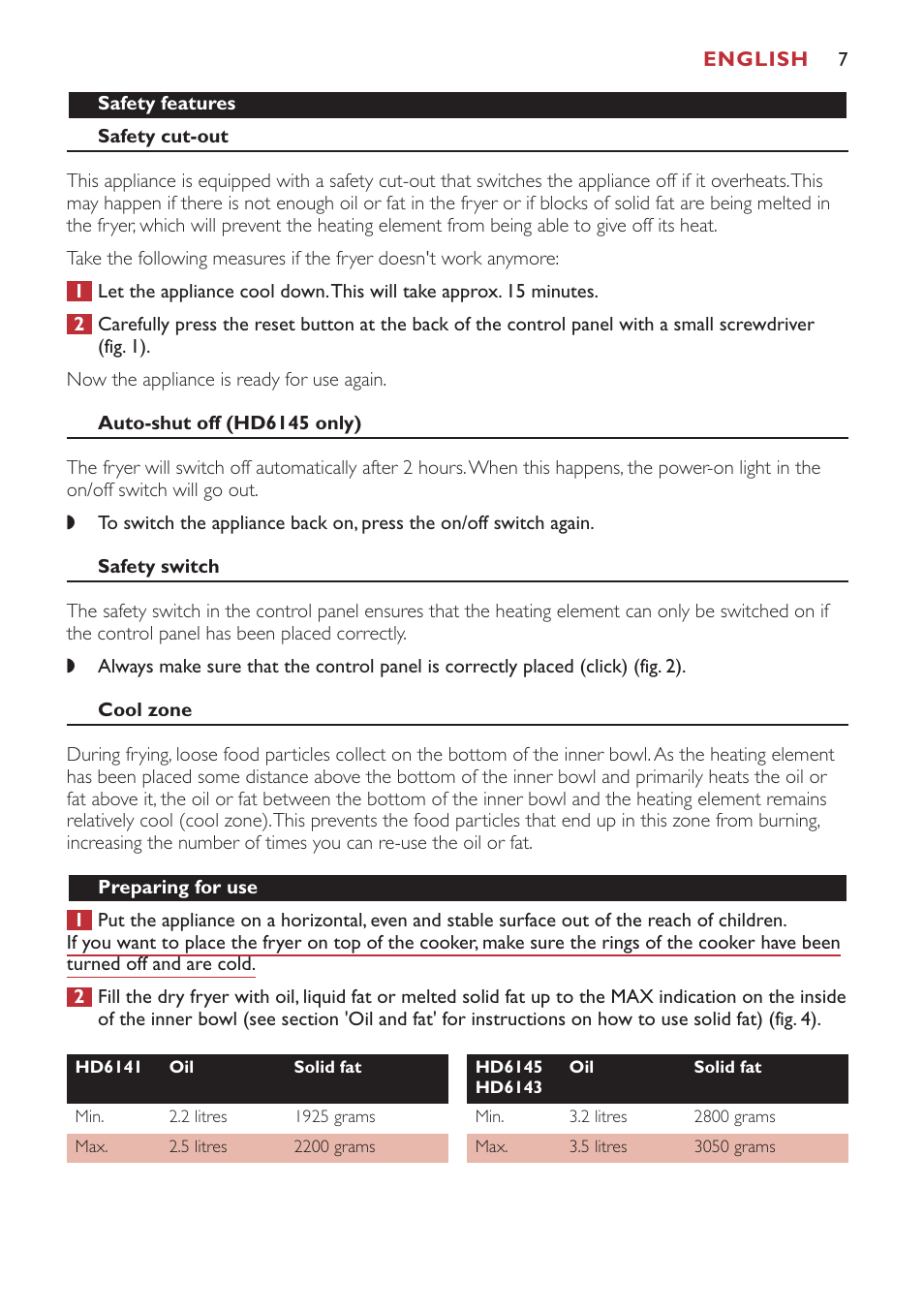 Philips Freidora User Manual | Page 7 / 80