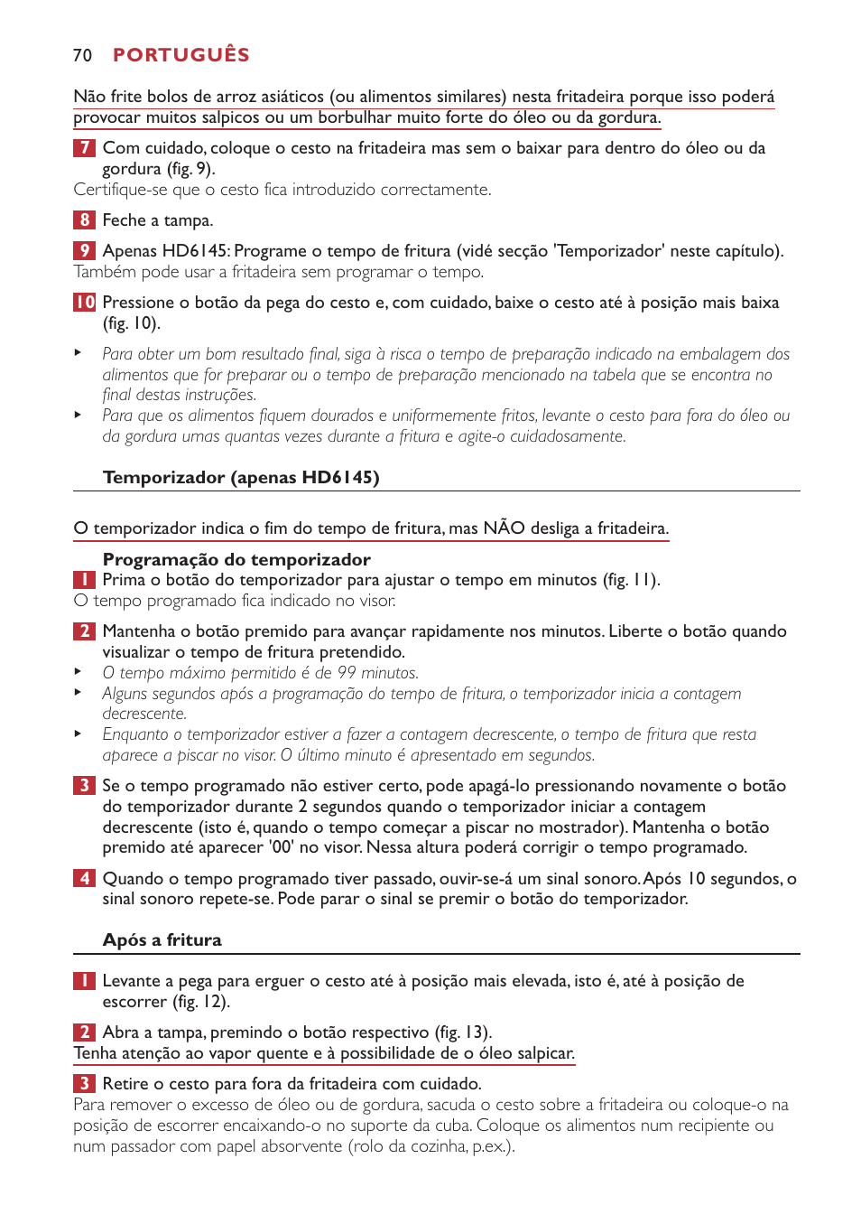 Philips Freidora User Manual | Page 70 / 80