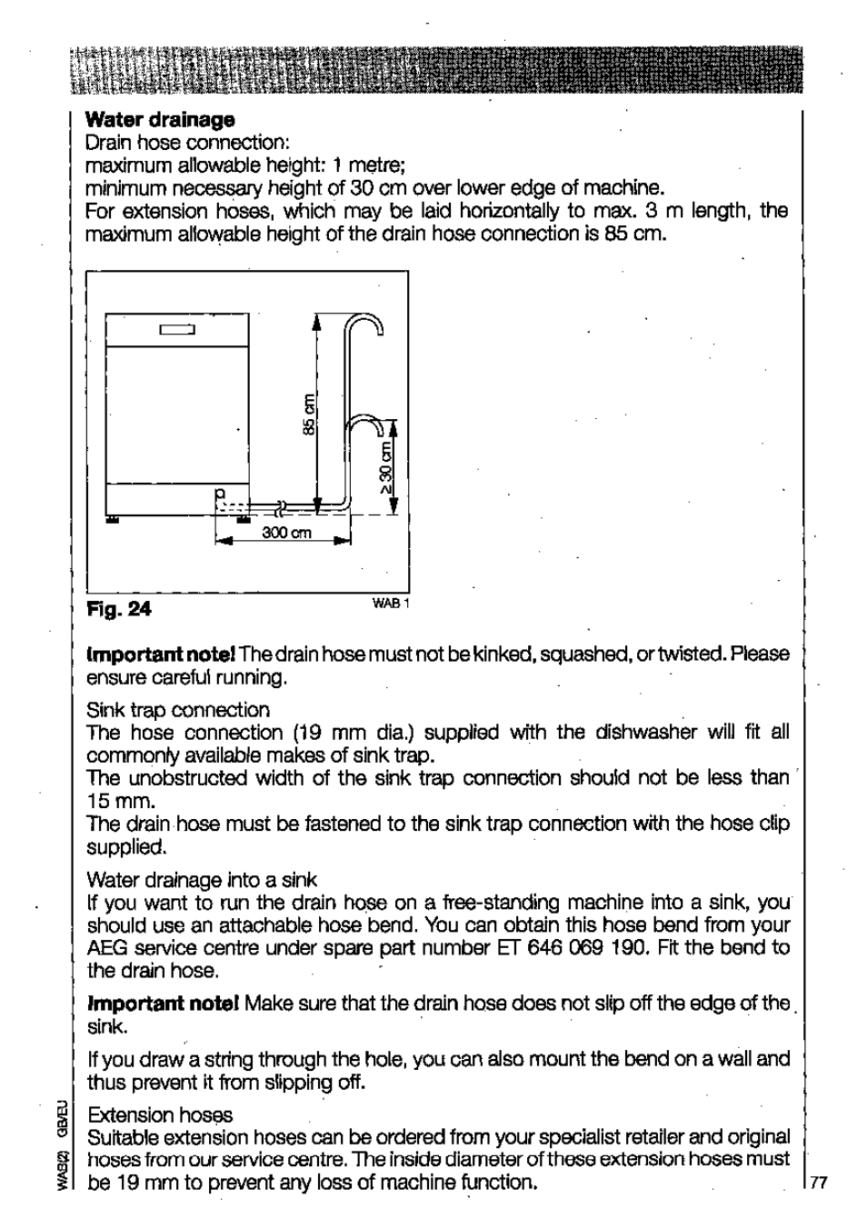 AEG 4159 User Manual | Page 37 / 41