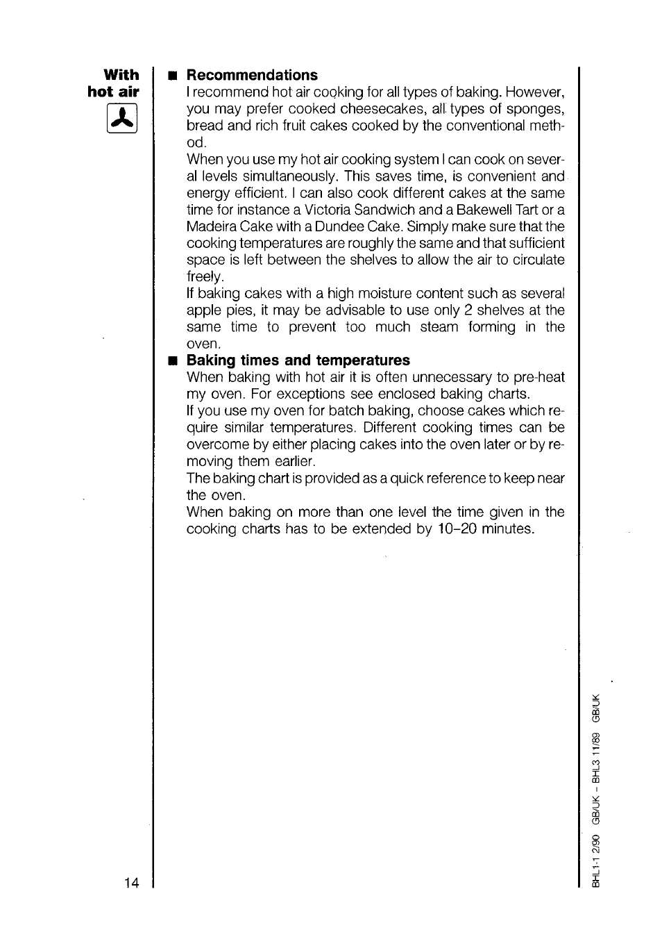 With ■ recommendations | AEG 520B User Manual | Page 14 / 31