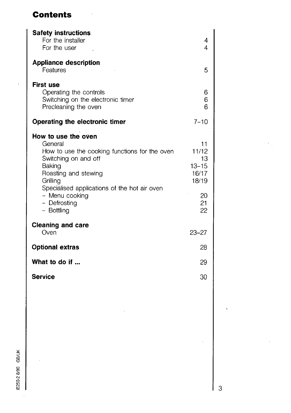 AEG 520B User Manual | Page 3 / 31