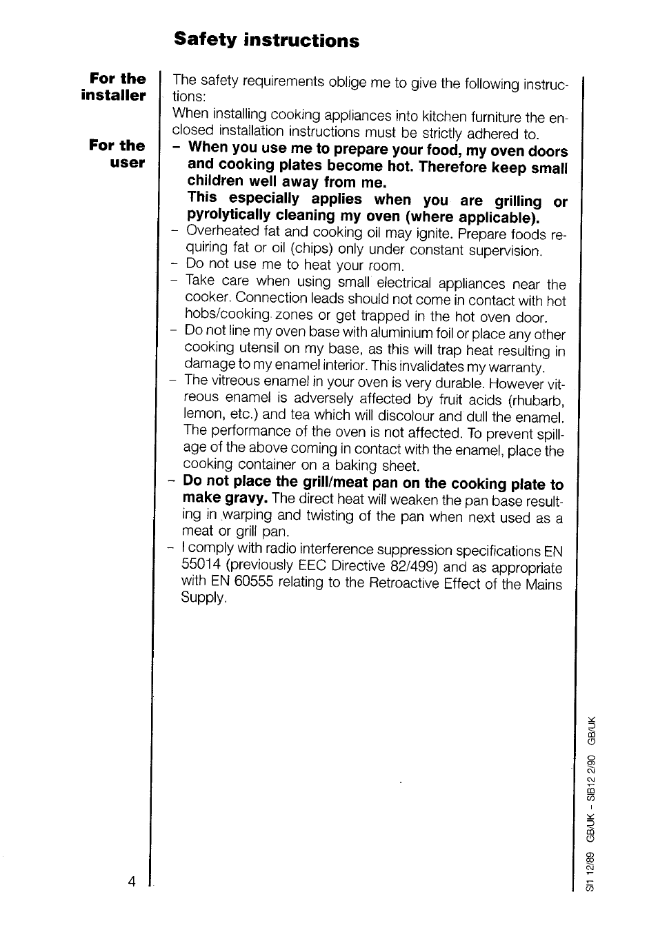 Safety instructions | AEG 520B User Manual | Page 4 / 31