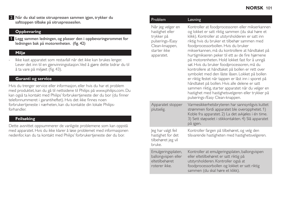 Philips Robot de cocina User Manual | Page 101 / 136