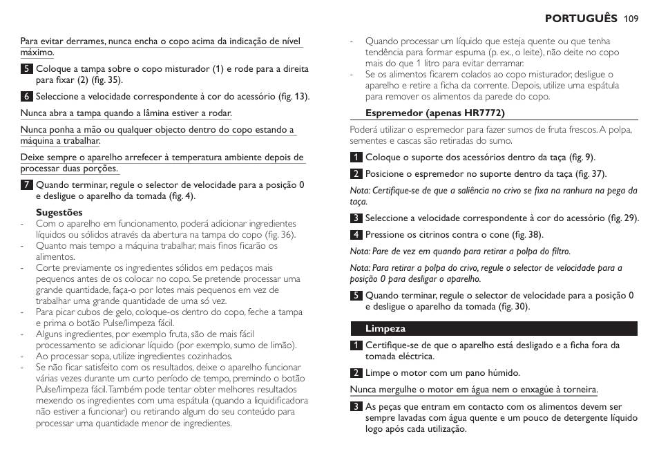 Philips Robot de cocina User Manual | Page 109 / 136
