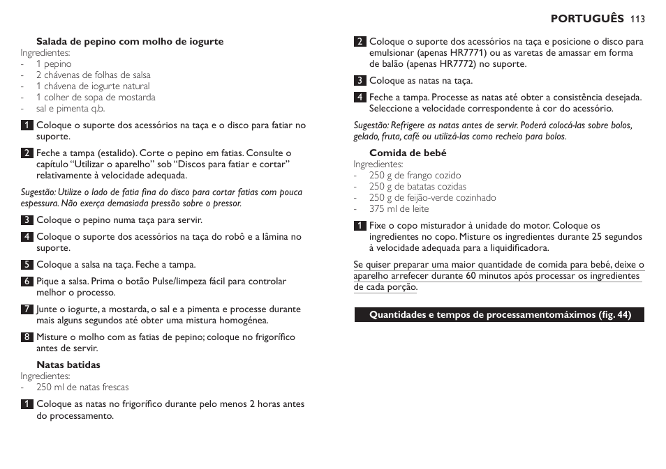 Philips Robot de cocina User Manual | Page 113 / 136