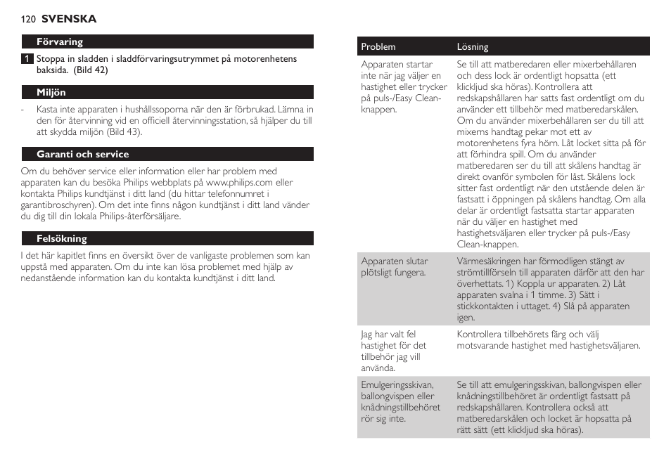 Philips Robot de cocina User Manual | Page 120 / 136