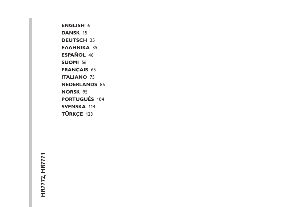Philips Robot de cocina User Manual | Page 5 / 136
