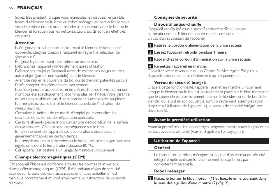 Philips Robot de cocina User Manual | Page 66 / 136