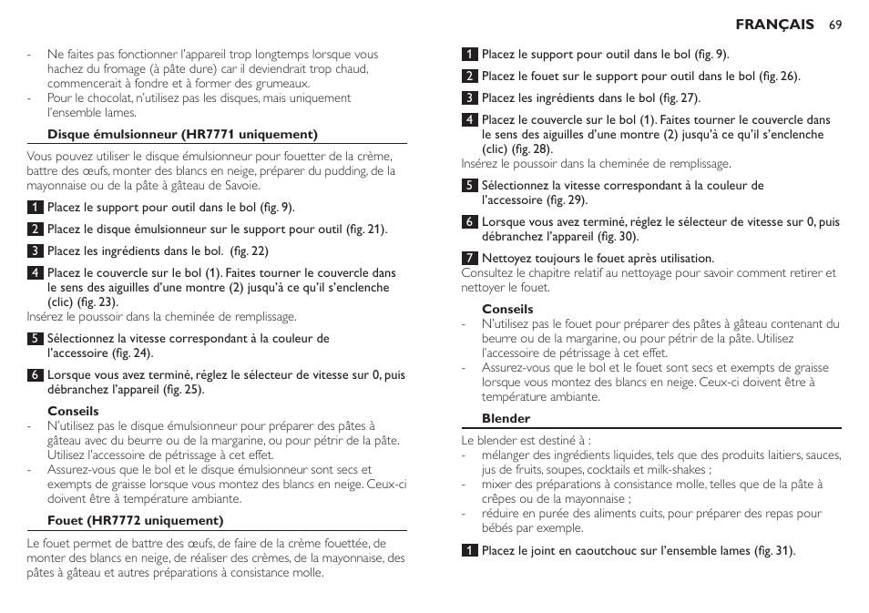 Philips Robot de cocina User Manual | Page 69 / 136