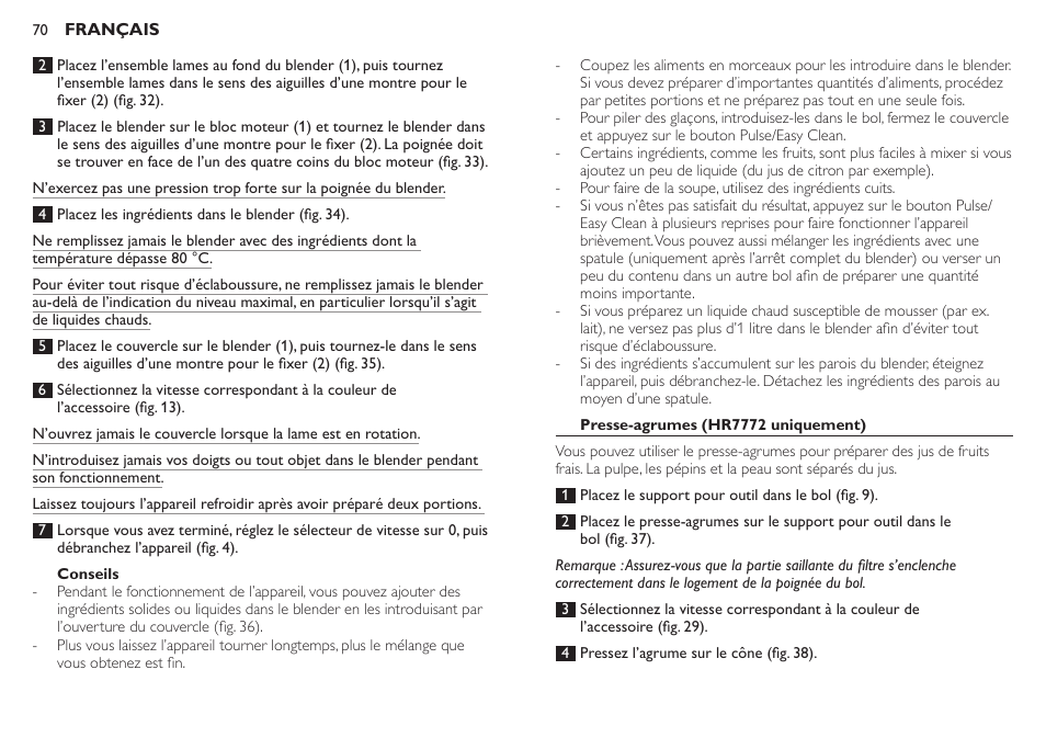 Philips Robot de cocina User Manual | Page 70 / 136