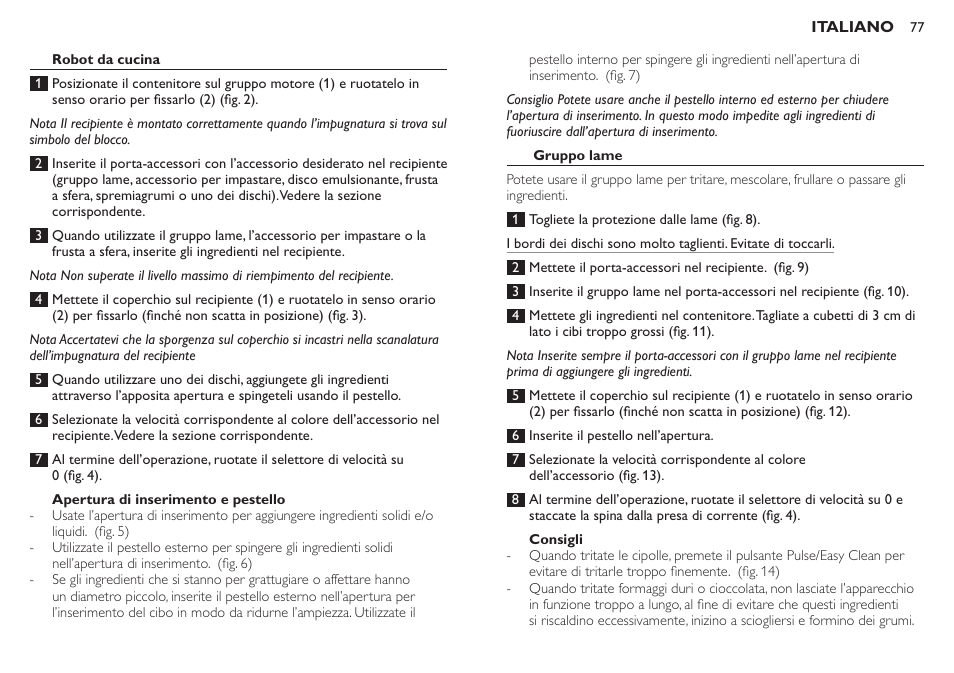Philips Robot de cocina User Manual | Page 77 / 136