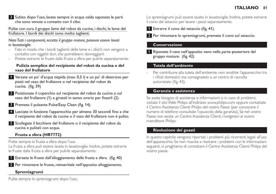 Philips Robot de cocina User Manual | Page 81 / 136