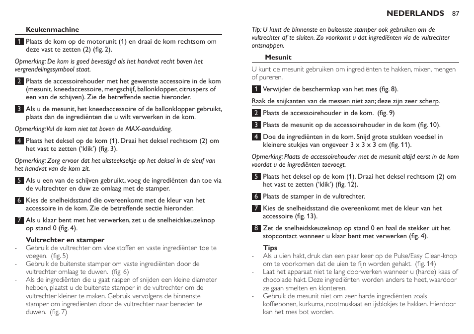 Philips Robot de cocina User Manual | Page 87 / 136